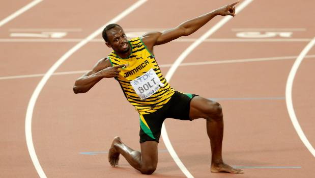 Usian Bolt celebration