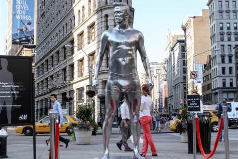 David Beckham statue